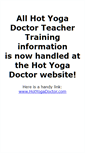 Mobile Screenshot of hotyogadoctorpro.com